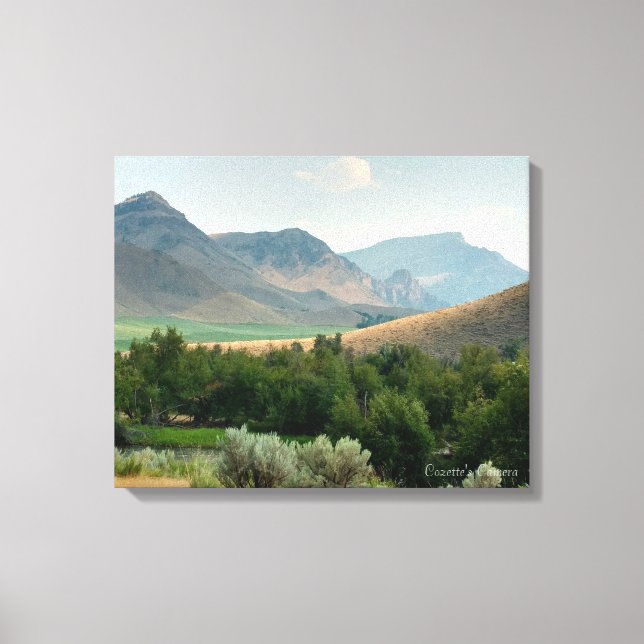 Valley View Canvas Print (Front)