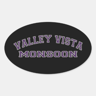 Valley Vista Monsoon Oval Sticker