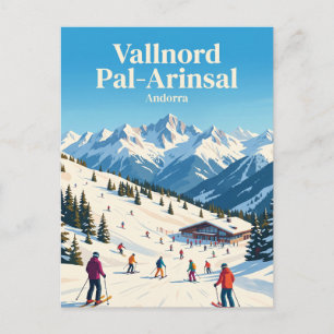 Vallnord Pal-Arinsal Andorra Postcard