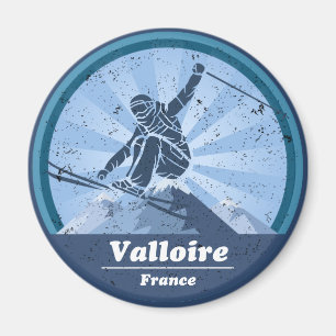 Valloire Station de ski - Skieur Magnet