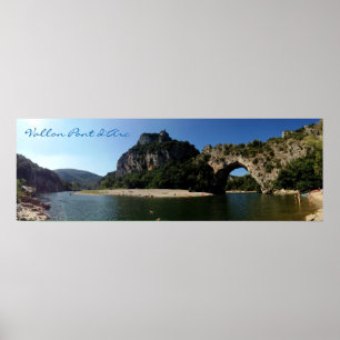 Vallon Pont D'Arc - Panorama Poster