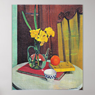 Vallotton - Jug with Yellow Daffodils Poster