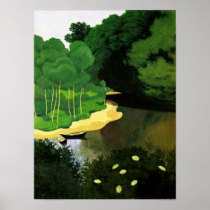 Vallotton - The Dordogne with Carrenac Poster