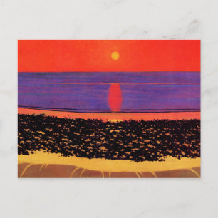 Vallotton - To Lay Down Sun with Villerville Postcard