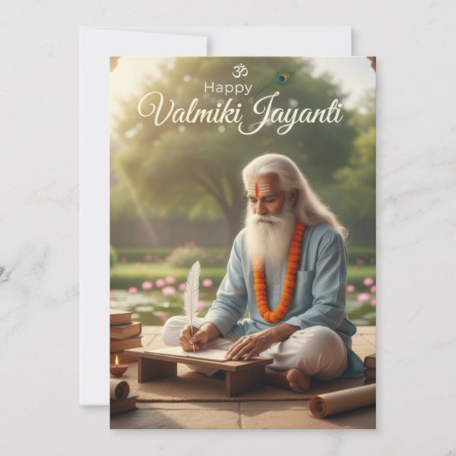 Valmiki jayanti celebration invitation (Front)