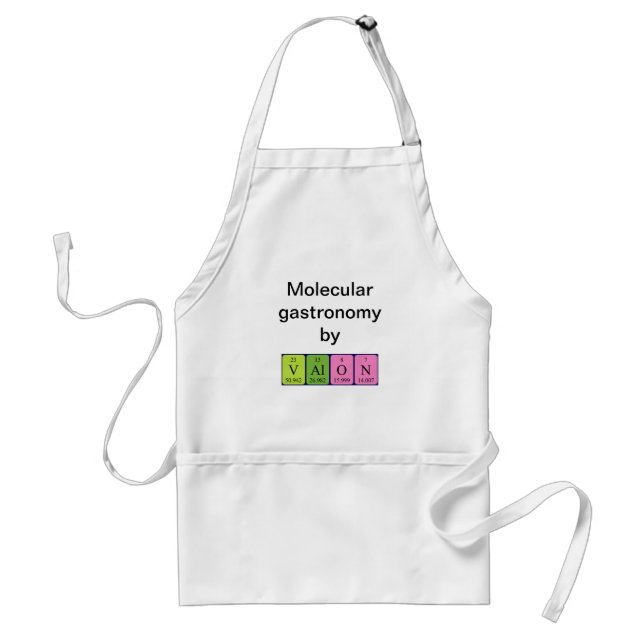 Valon periodic table name apron (Front)