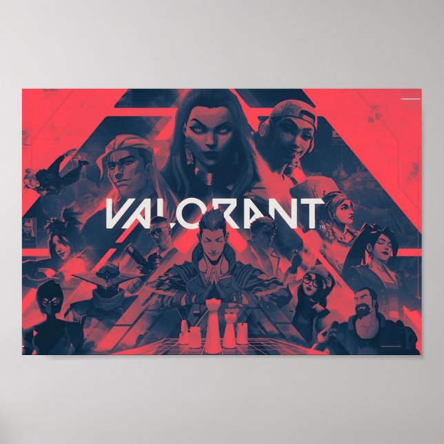 Valorant agents poster (Front)