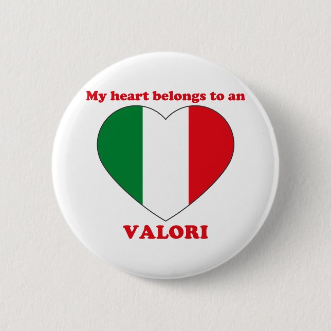 Valori 6 Cm Round Badge (Front)