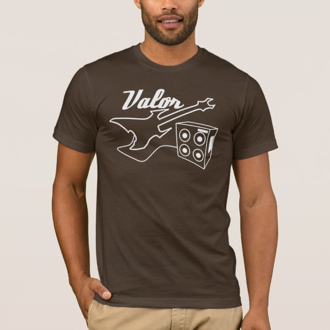 Valour - The Guitar & Amp T-Shirt (Front)
