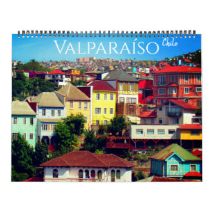 valparaíso chile 2025 large  calendar