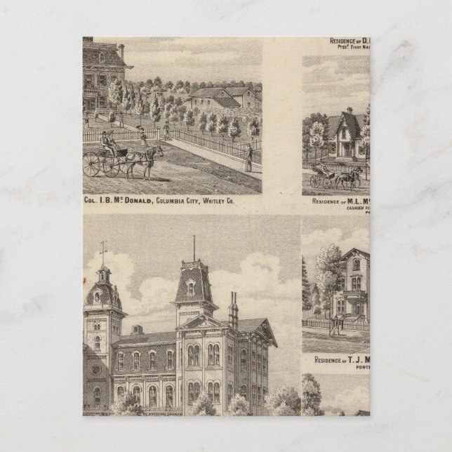 Valparaiso City Public Graded School Postcard (Front)