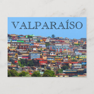 valparaíso hills postcard