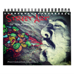 valparaíso street art 2026 small calendar