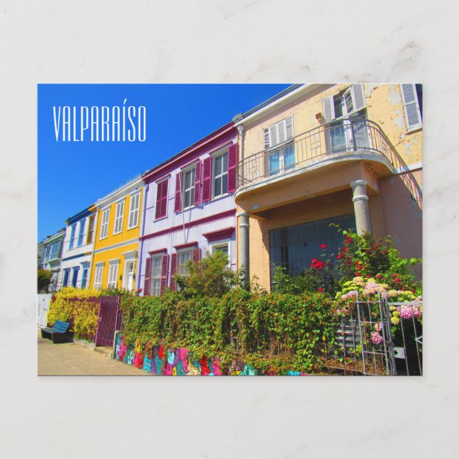 valparaíso street postcard (Front)