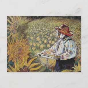 valparaíso sunflowers postcard