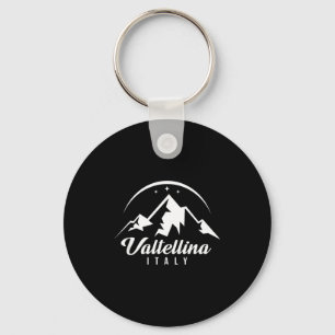 Valtellina italy ski resort skiing snowboarding key ring