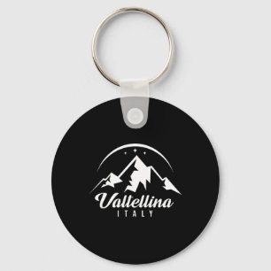 Valtellina Italy Ski Resort Skiing Snowboarding So Key Ring
