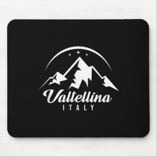 Valtellina Italy Ski Resort Skiing Snowboarding So Mouse Mat