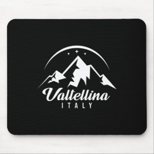 Valtellina Italy Ski Resort Skiing Snowboarding So Mouse Mat