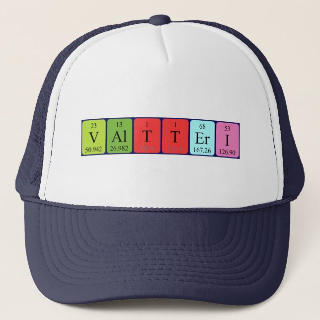 Valtteri periodic table name hat (Front)