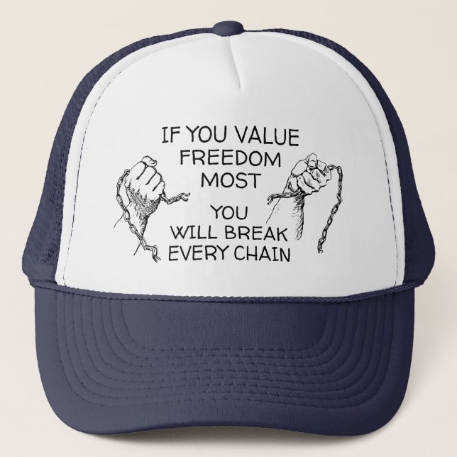 Value Freedom Most Trucker Hat (Front)