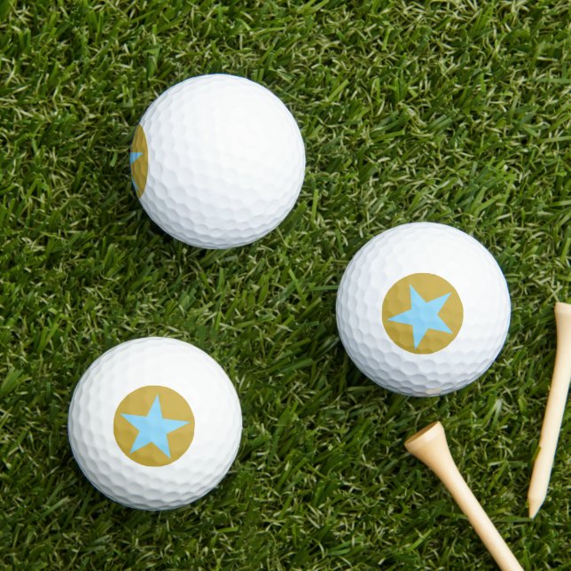 Value Golf Ball Gold with BlueStar  (Insitu Grass)