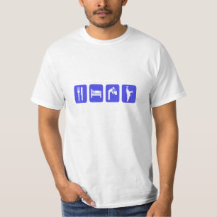 Value HorseShoes Tee-Eat Sleep Drink an Pitch T-Shirt