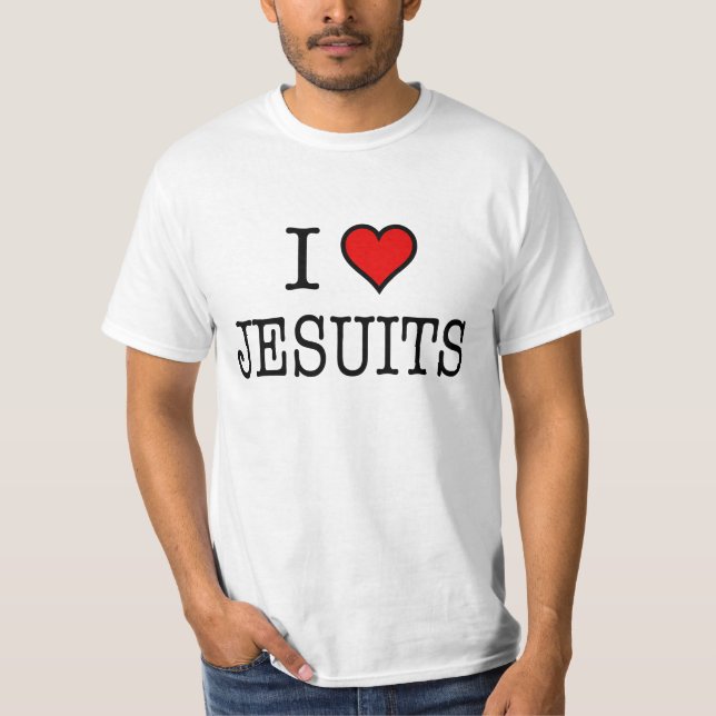 Value I Heart Jesuits Tee Shirt (Front)
