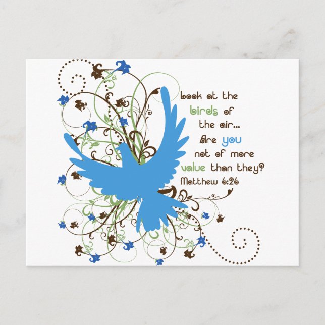 Value of Birds Postcard (Front)