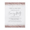 Value Rose Gold Glitter Evening Invite
