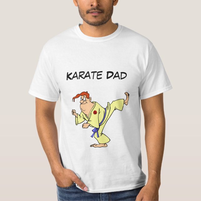 Value T-Shirt Karate Cartoon (Front)