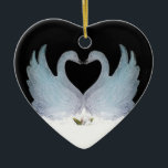 Valuegem Love Swans Hart  Ornament<br><div class="desc">This beautiful Love Swan's hart Ornament is the perfect gift for Special Occasions,  Christmas Weddings,  Gifts,  Engagements Gifts,  Major Holidays,  Hanukkah gifts,  Passover Gifts,  Greeting's,  Morthers day, </div>
