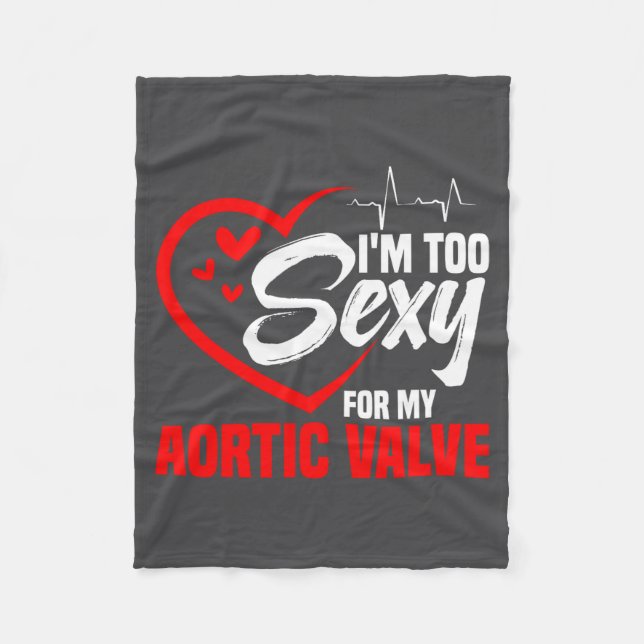 Valve Replacement Heart Surgery Aortic Valve Repai Fleece Blanket (Front)