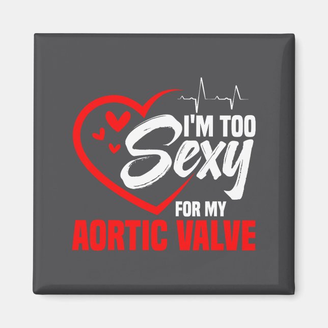 Valve Replacement Heart Surgery Aortic Valve Repai Magnet (Front)