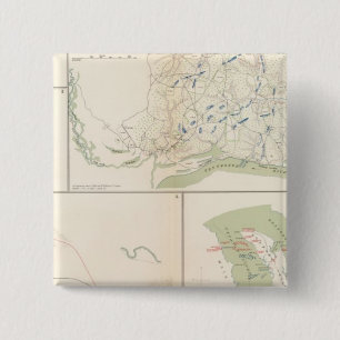 Valverde, Shiloh, Ft Craig, Roanoke Island 15 Cm Square Badge