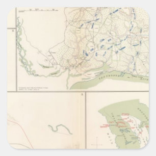 Valverde, Shiloh, Ft Craig, Roanoke Island Square Sticker