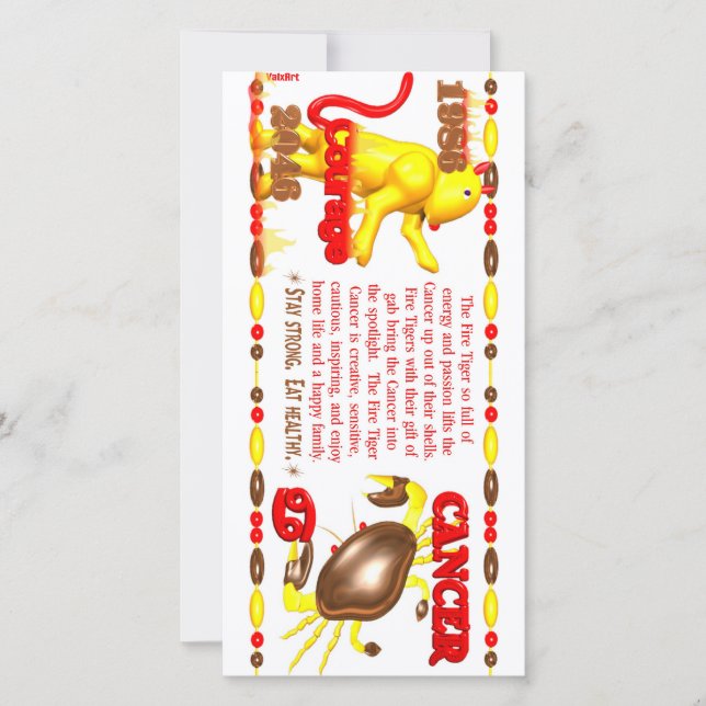 Valxart 1986 2046 FireTiger zodiac Cancer (Front)