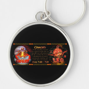 Valxart.com Cancer Leo zodiac Cusp is  Canceo Key Ring