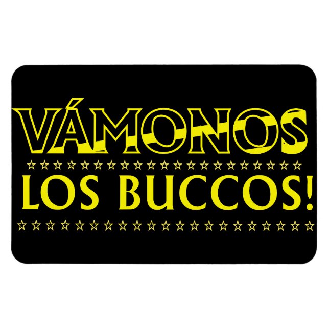 Vamonos Los Buccos Magnet - Hooray! (Horizontal)