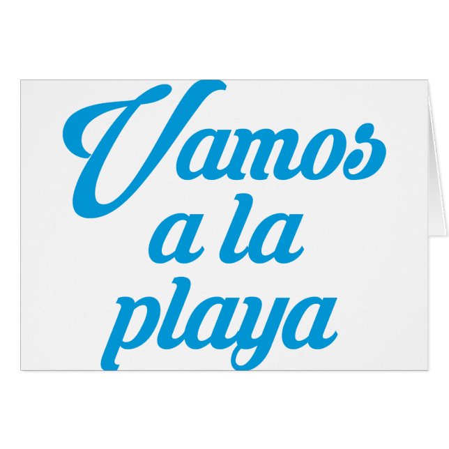 VAMOS A LA PLAYA (Front Horizontal)