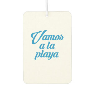 VAMOS A LA PLAYA CAR AIR FRESHENER