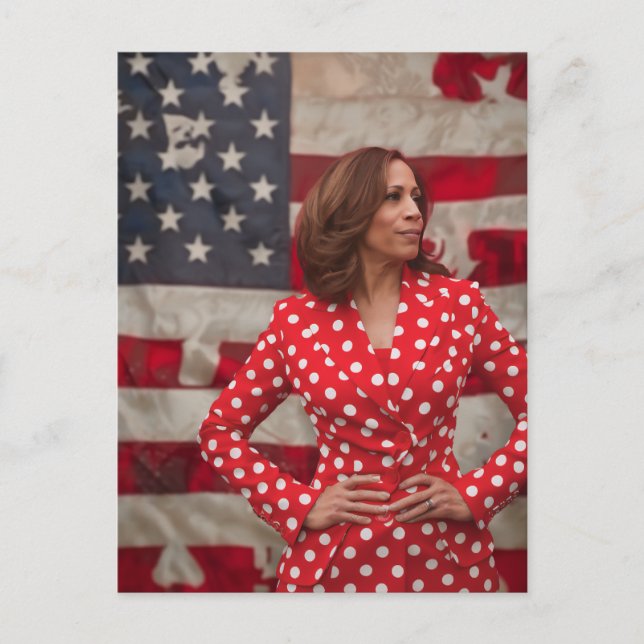 VAMOS! Kamala Postcard (Front)