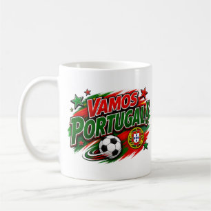 VAMOS PORTUGAL! Fan   Portuguese Pride Foot Coffee Mug