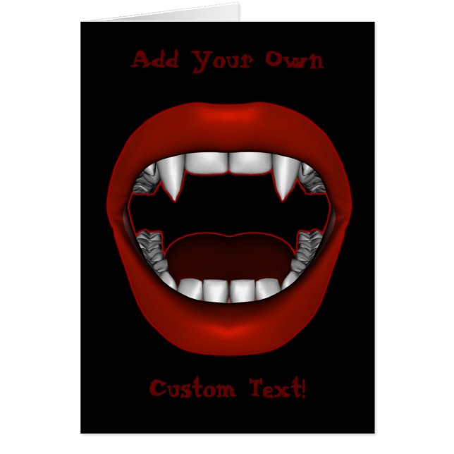 Vamp Mouth Card (Front)