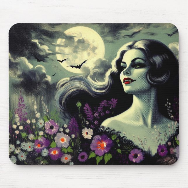 Vamp Noir Mouse Mat (Front)