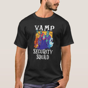 Vamp Security Squad  Easy Halloween Costume T-Shirt