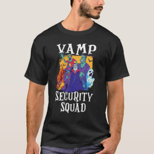 Vamp Security Squad Easy Halloween Costume T-Shirt