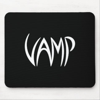 Vamp Text (Black/White) Version Mouse Mat