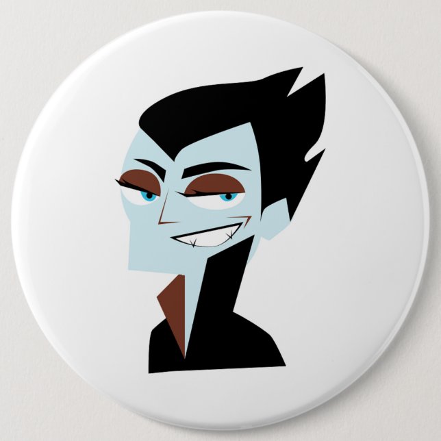 VAMPIRE 6 CM ROUND BADGE (Front)