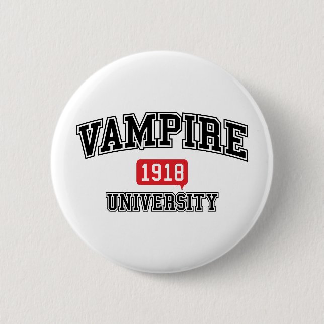 Vampire 6 Cm Round Badge (Front)